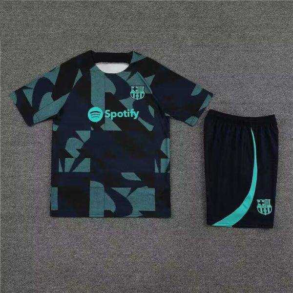 2324 barcelona royal blue camouflage model jersey