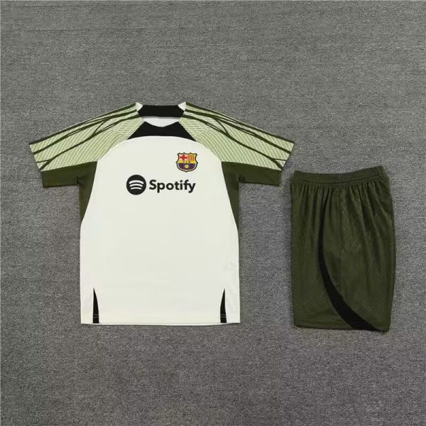 Barcelona white kit jersey 2023-24 front view