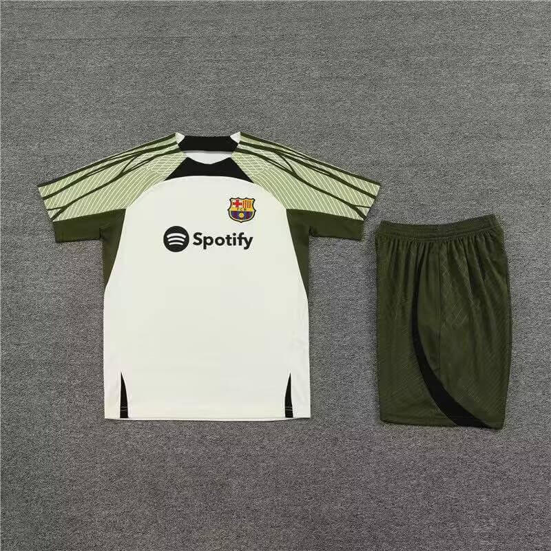 Barcelona white kit jersey 2023-24 front view