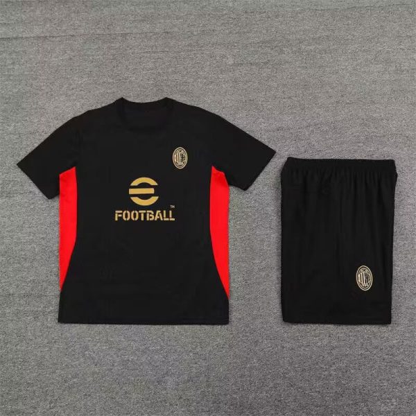 2425 ac milan black jersey