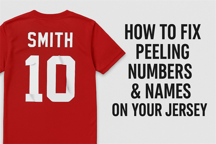 How to Fix Peeling Numbers and Names on Your Jersey