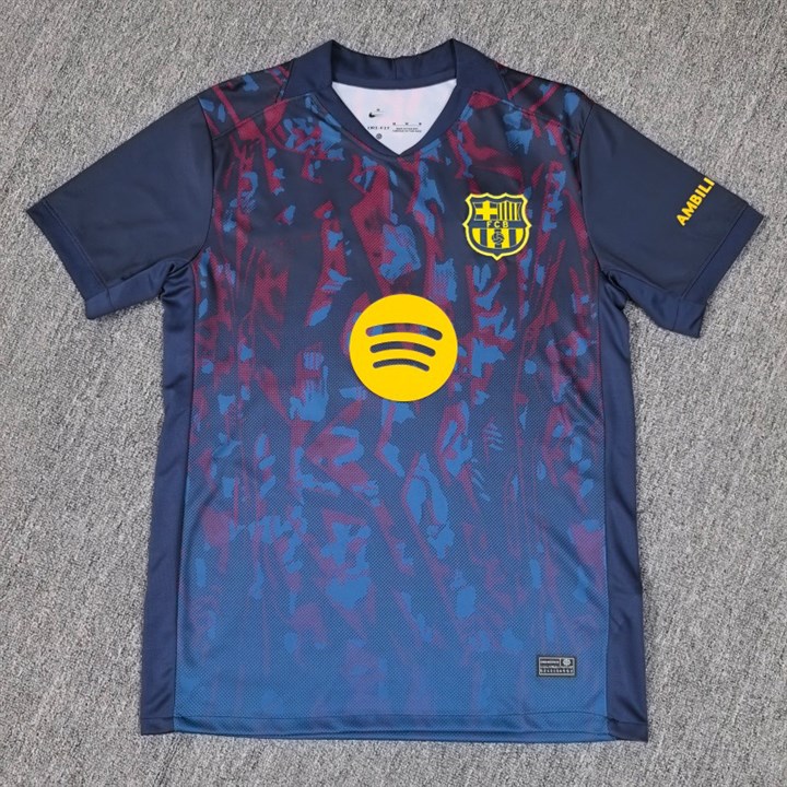 Barcelona Training Uniform Upper Cyan Jersey 25-26