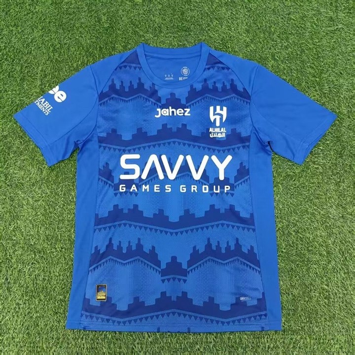 2526 Al Hilal Neymar Fan Version Home Jersey Blue Front