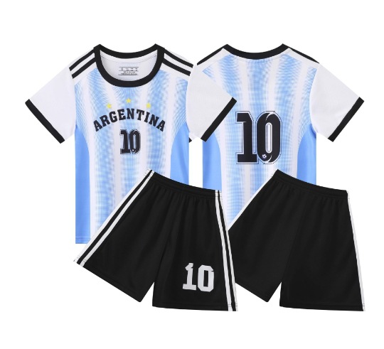 2526 Argentina Training Kids Football Kit No. 10