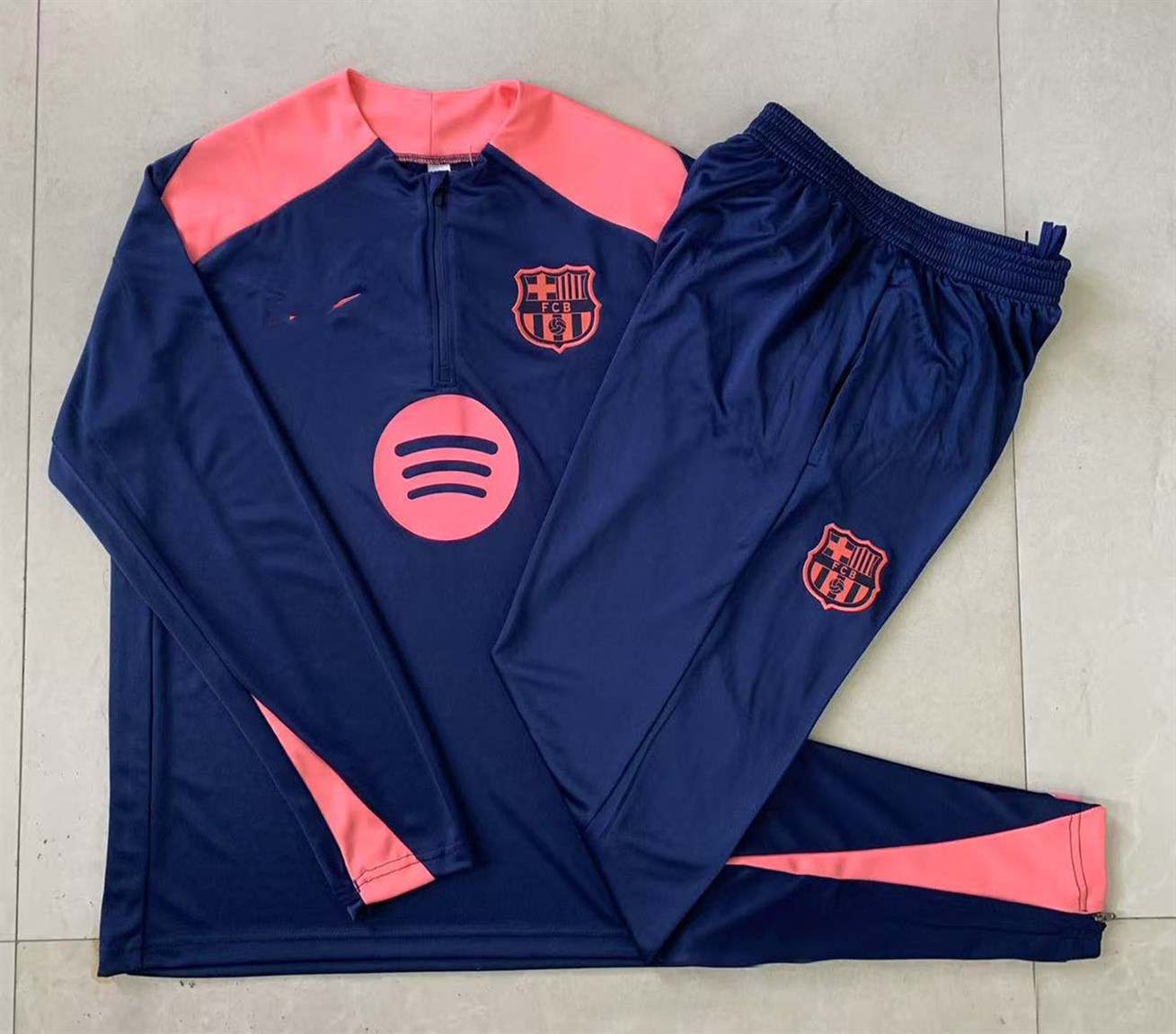 Barcelona Half Labase Baolan Tracksuit 2526