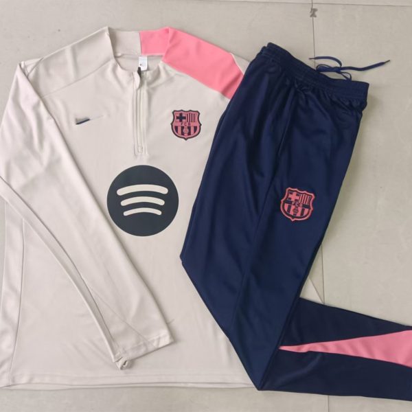 Barcelona Half Labase Beige Tracksuit 2526