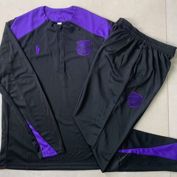 Barcelona Half Labase Black Tracksuit 2526