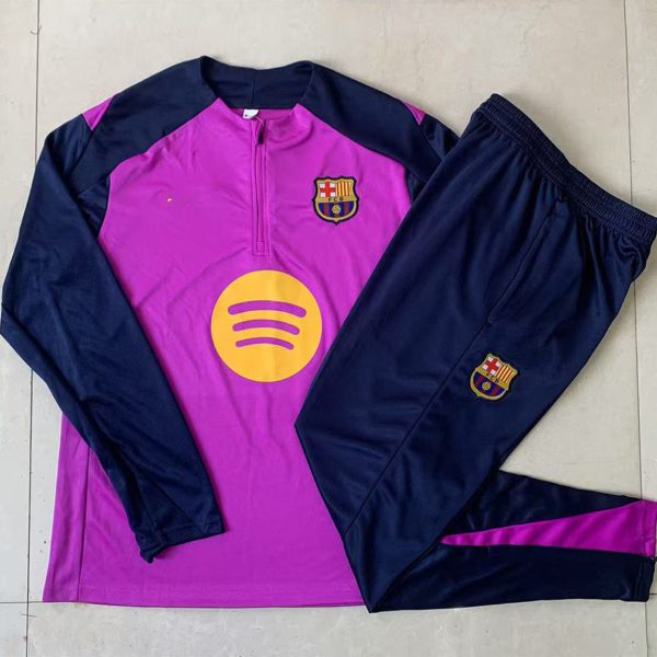 Barcelona Half Labase Purple Tracksuit 2526