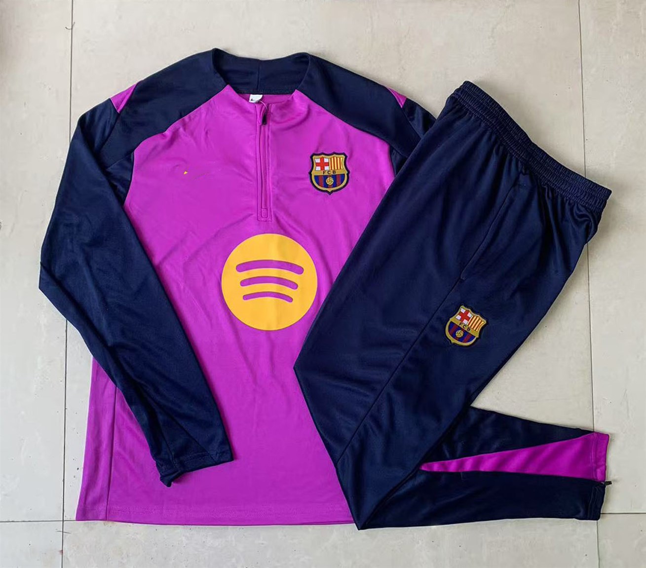 Barcelona Half Labase Purple Tracksuit 2526