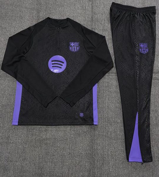 Barcelona Joint Edition Black Tracksuit 2526