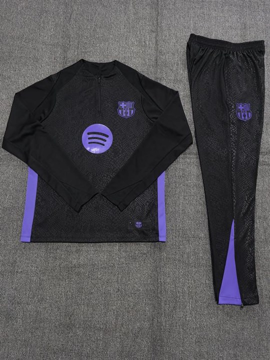 Barcelona Joint Edition Black Tracksuit 2526