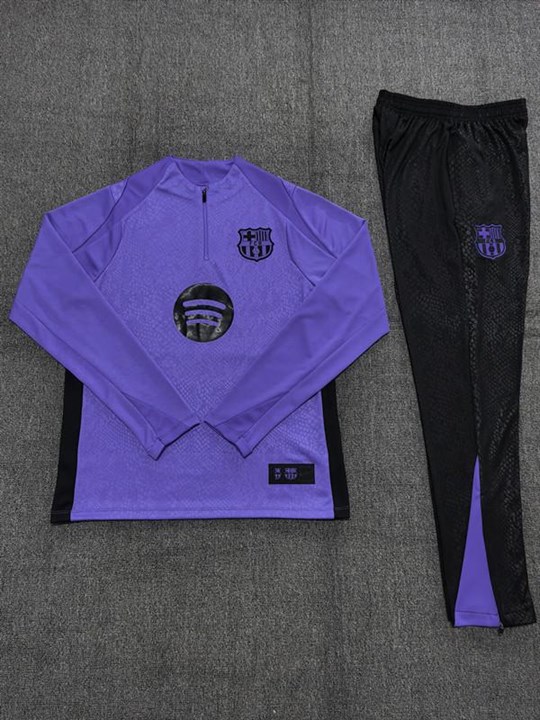 Barcelona Joint Edition Purple Tracksuit 2526