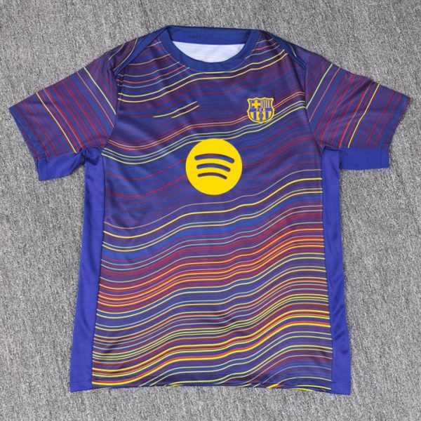 Barcelona Special Edition 5 Colorful Blue Jersey 2526
