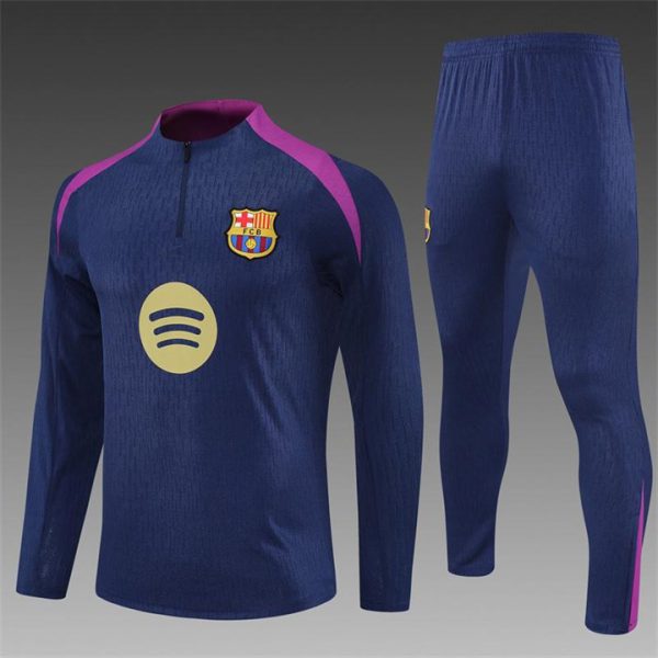 Barcelona Training Uniform Jacquard Royal Blue Tracksuit 2526