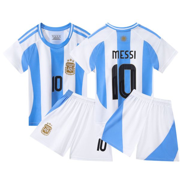 Argentina Home Kids Football Kit No. 10