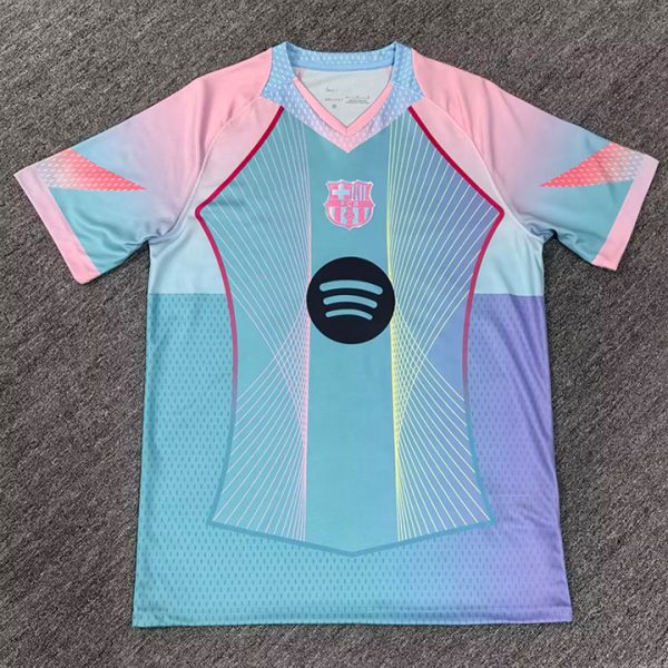Barcelona Aqua Pink Purple Jersey