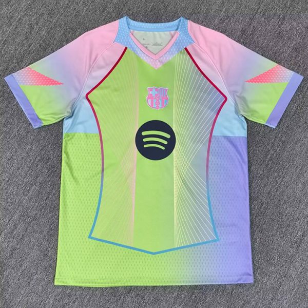 Barcelona Neon Green Pastel Jersey