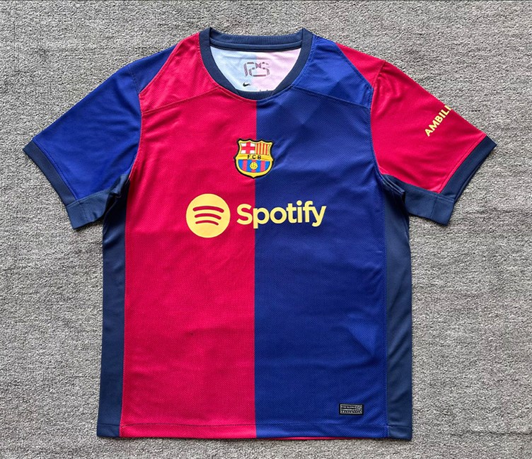 Barcelona Red And Blue Home Spotify Jersey