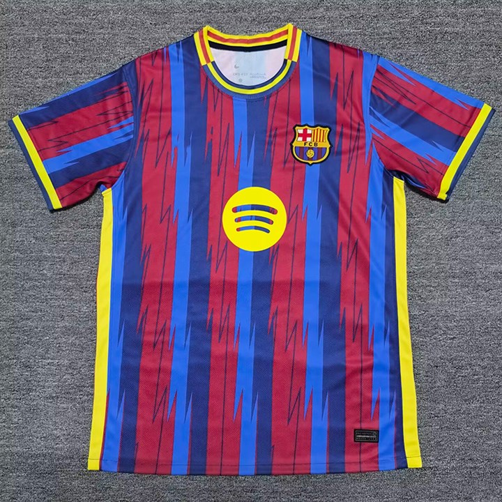 Barcelona Red Blue Yellow Jersey