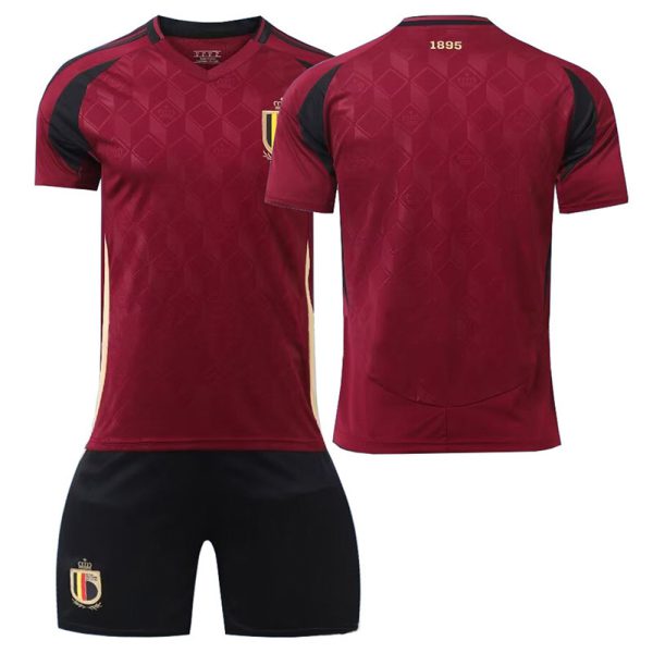Belgium Home Football Kit Blank Edition