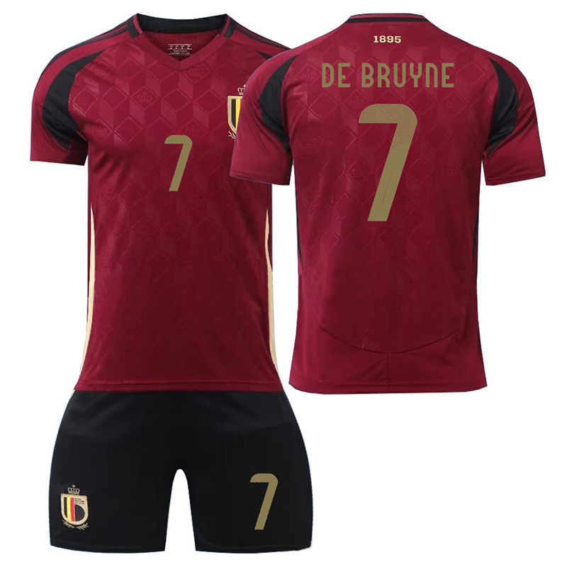 Belgium Home Football Kit No. 7 De Bruyne