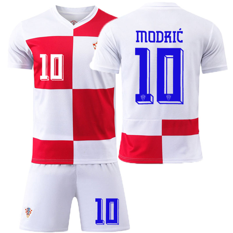 Croatia Home Football Kit No. 10 Modric