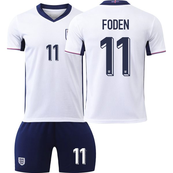 England Home Football Kit No. 11 Foden