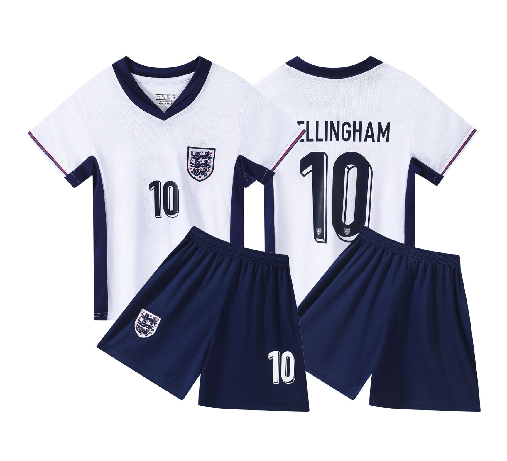 England Home Kids Football Kit No. 10