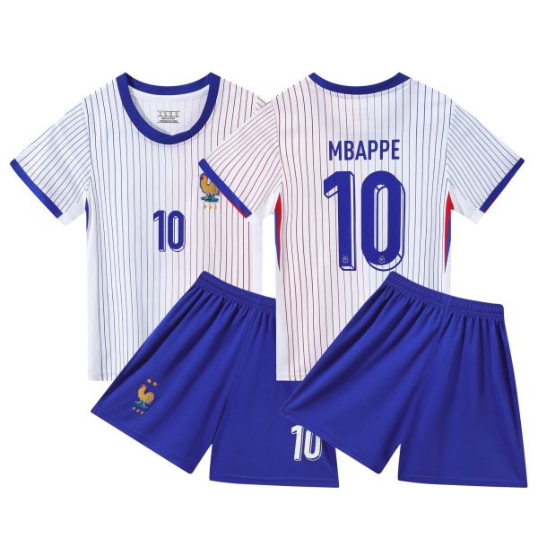 France Away Kids Football Kit No. 10