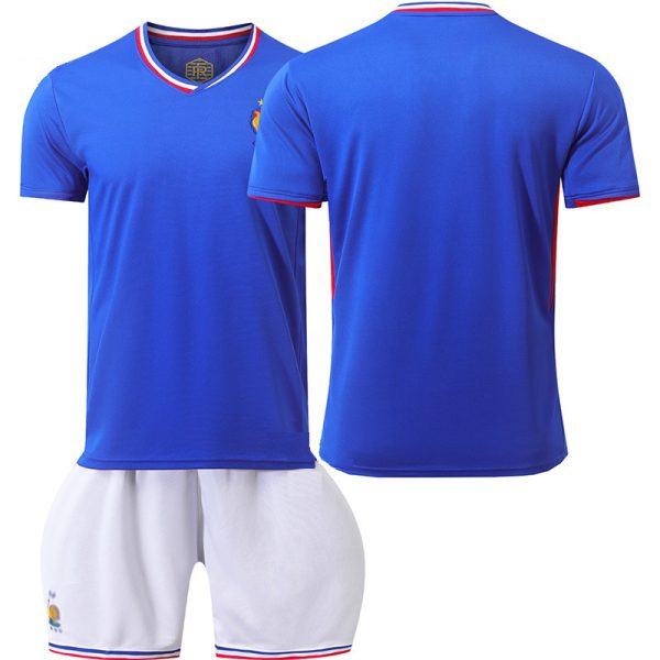 France Home Football Kit Blank Edition