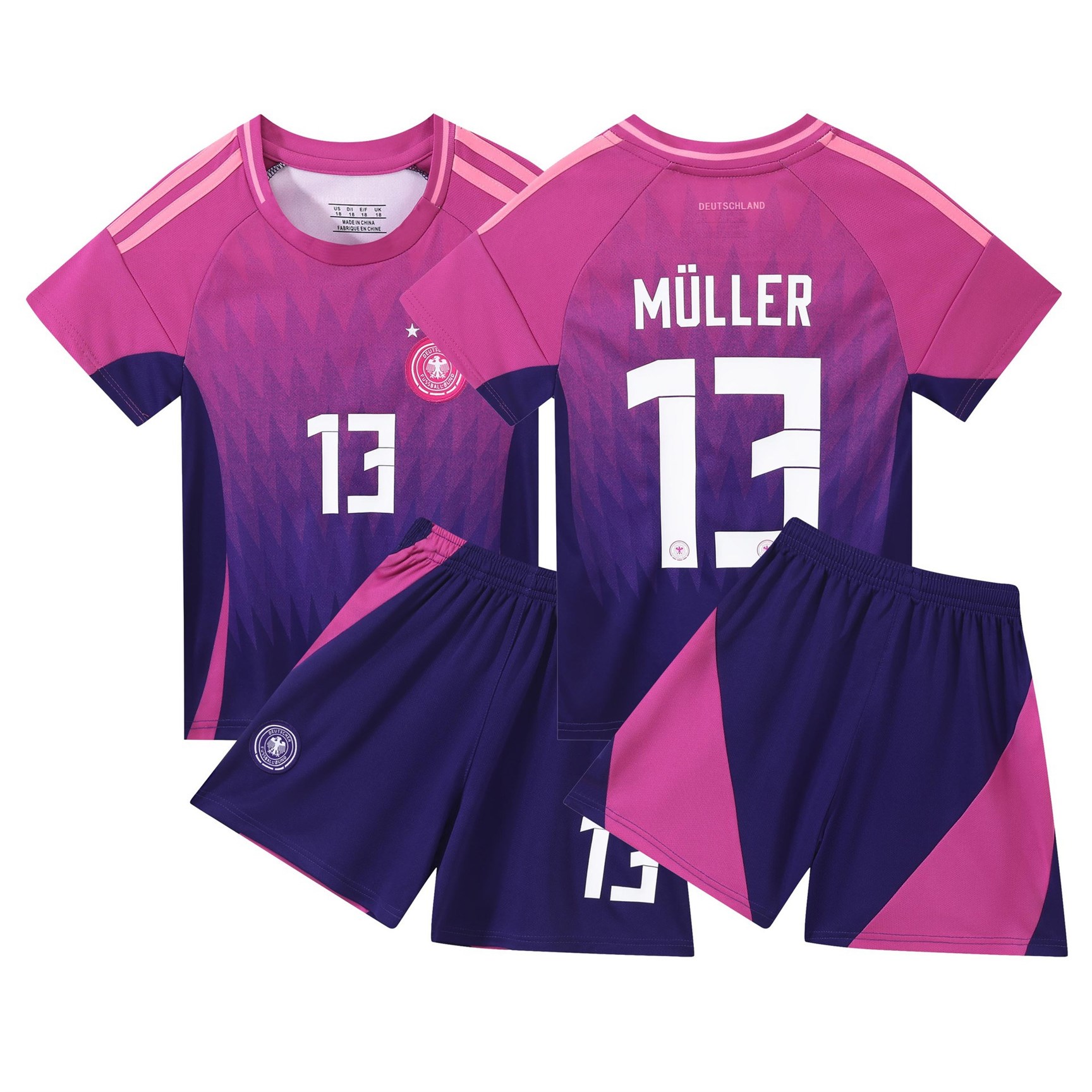 Germany Away Kids Football Kit No. 13