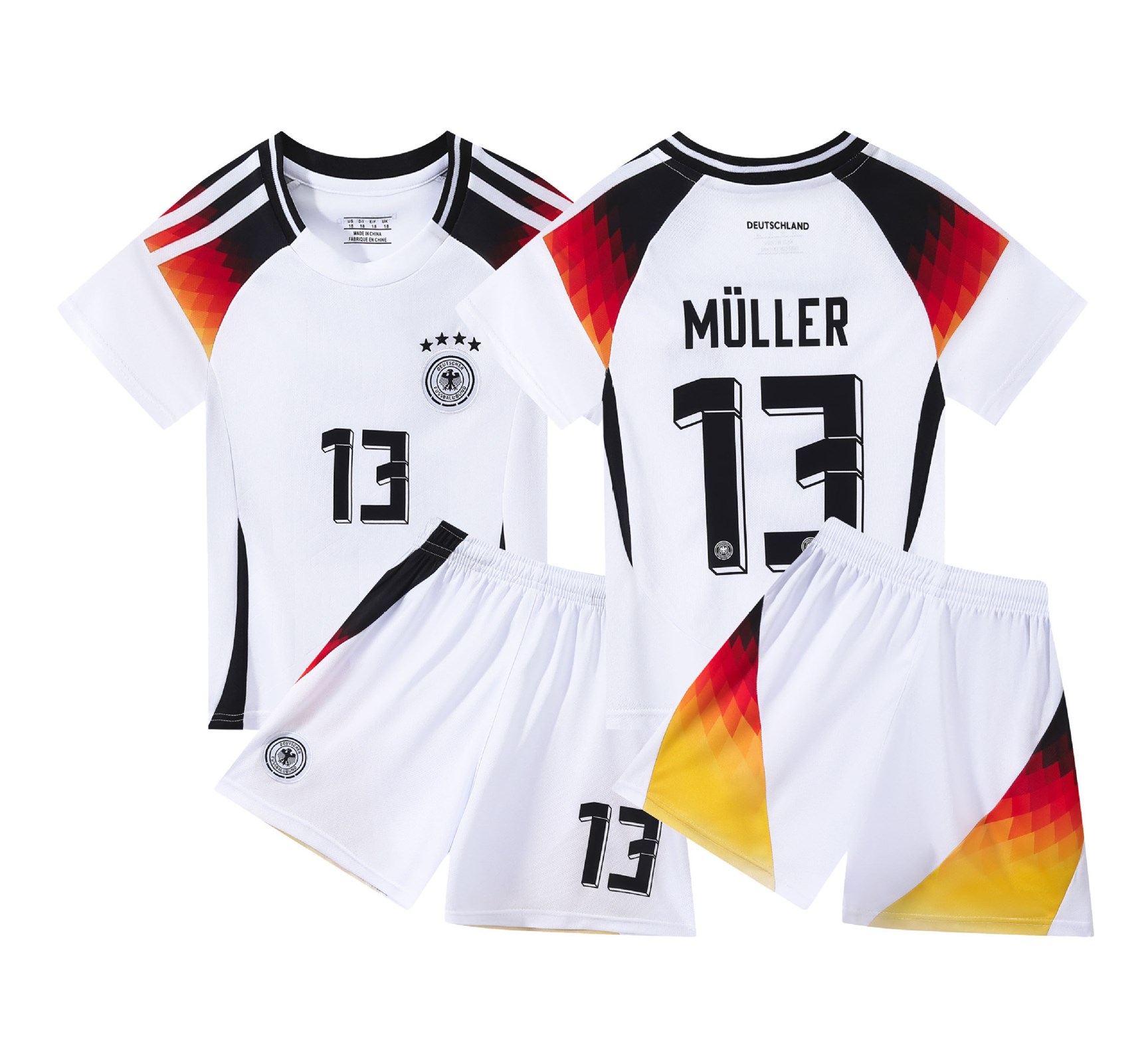 Germany Home Kids Football Kit No. 13