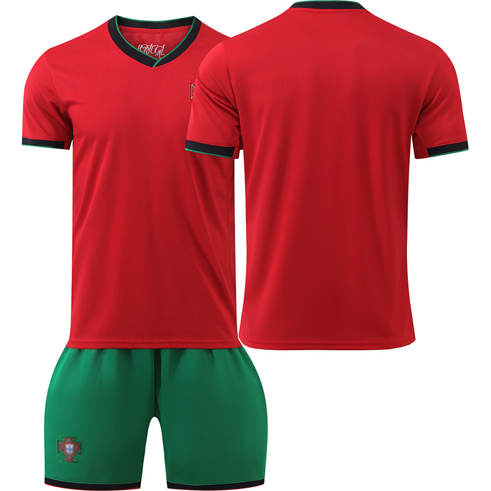 Portugal Home Football Kit Blank Edition