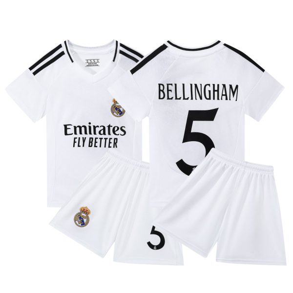 Real Madrid Home Kids Football Kit No. 5