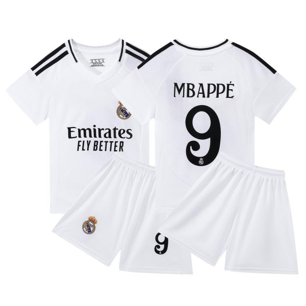 Real Madrid Home Kids Football Kit No. 9