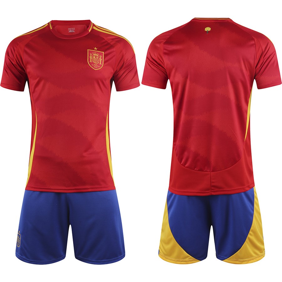 Spain Home Football Kit Blank Edition
