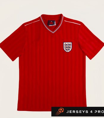 1986 England Away Retro Football Jersey