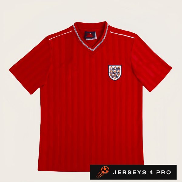 1986 England Away Retro Football Jersey