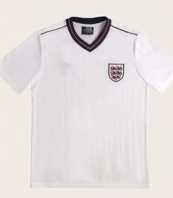 1986 England Home Retro Football Jersey
