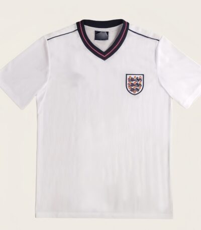 1986 England Home Retro Football Jersey