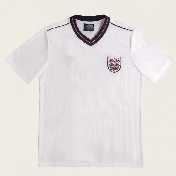 1986 England Home Retro Football Jersey