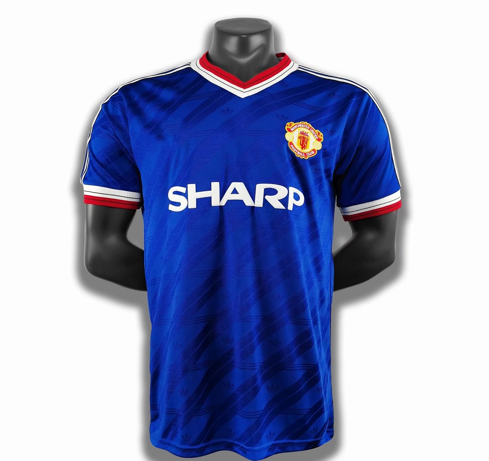 1986–1988 Manchester United Second Away Retro Football Jersey