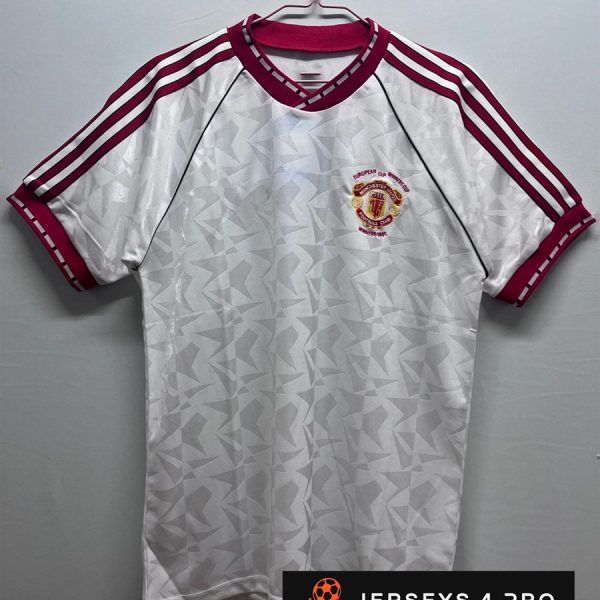 1991 Manchester United Second Away Retro Football Jersey