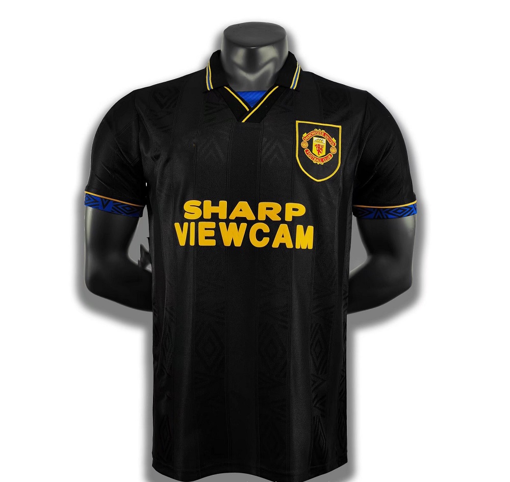 1993–1994 Manchester United Away Retro Football Jersey