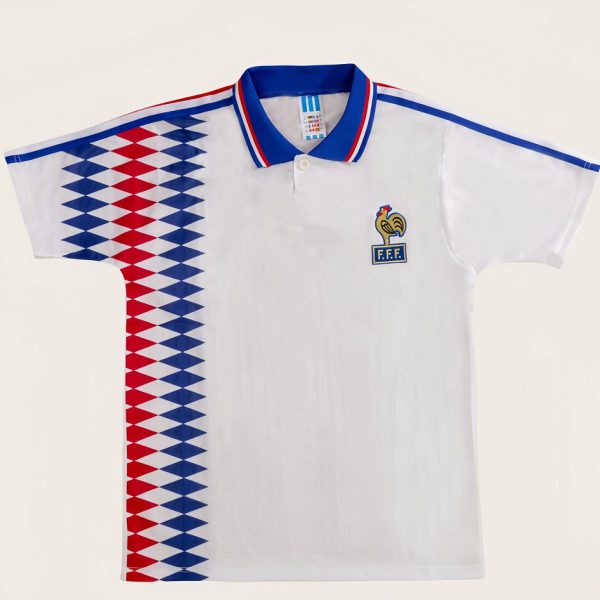 1994 France Away Retro Football Jersey