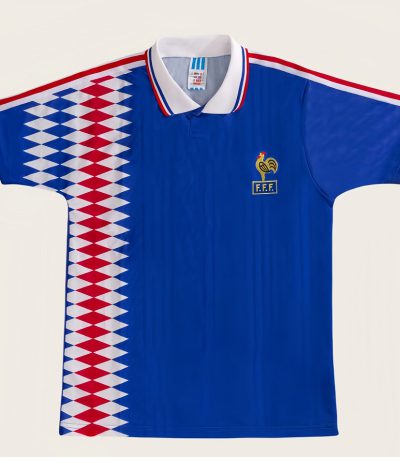 1994 France Home Retro Football Jersey