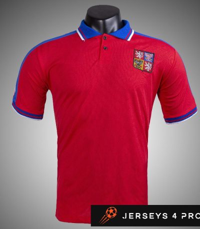 1996 Czech Republic Home Retro Football Jersey