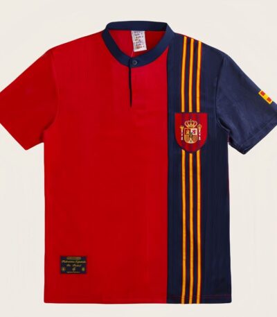 1996 Spain Home Retro Football Jersey