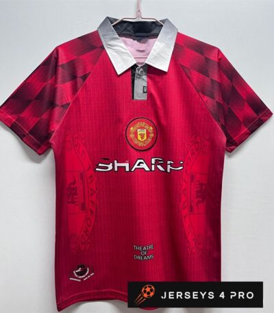 1996–1997 Manchester United Home Retro Football Jersey