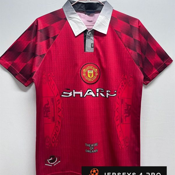 1996–1997 Manchester United Home Retro Football Jersey